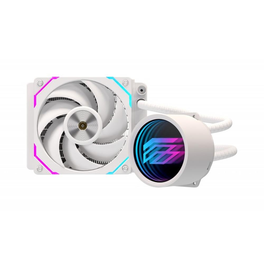 6977277368635 | P/N: EXWC-FX-1120R-W | Cod. Artículo: DSP0000041016 Kit refrigeracion liquida einarex flux 120 rgb 120mm blanco