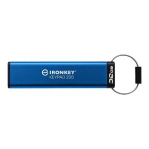 740617330083 | P/N: IKKP200/32GB | Cod. Artículo: DSP0000034835 Memoria usb 3.2 kingston 32gb ironkey keypad 200
