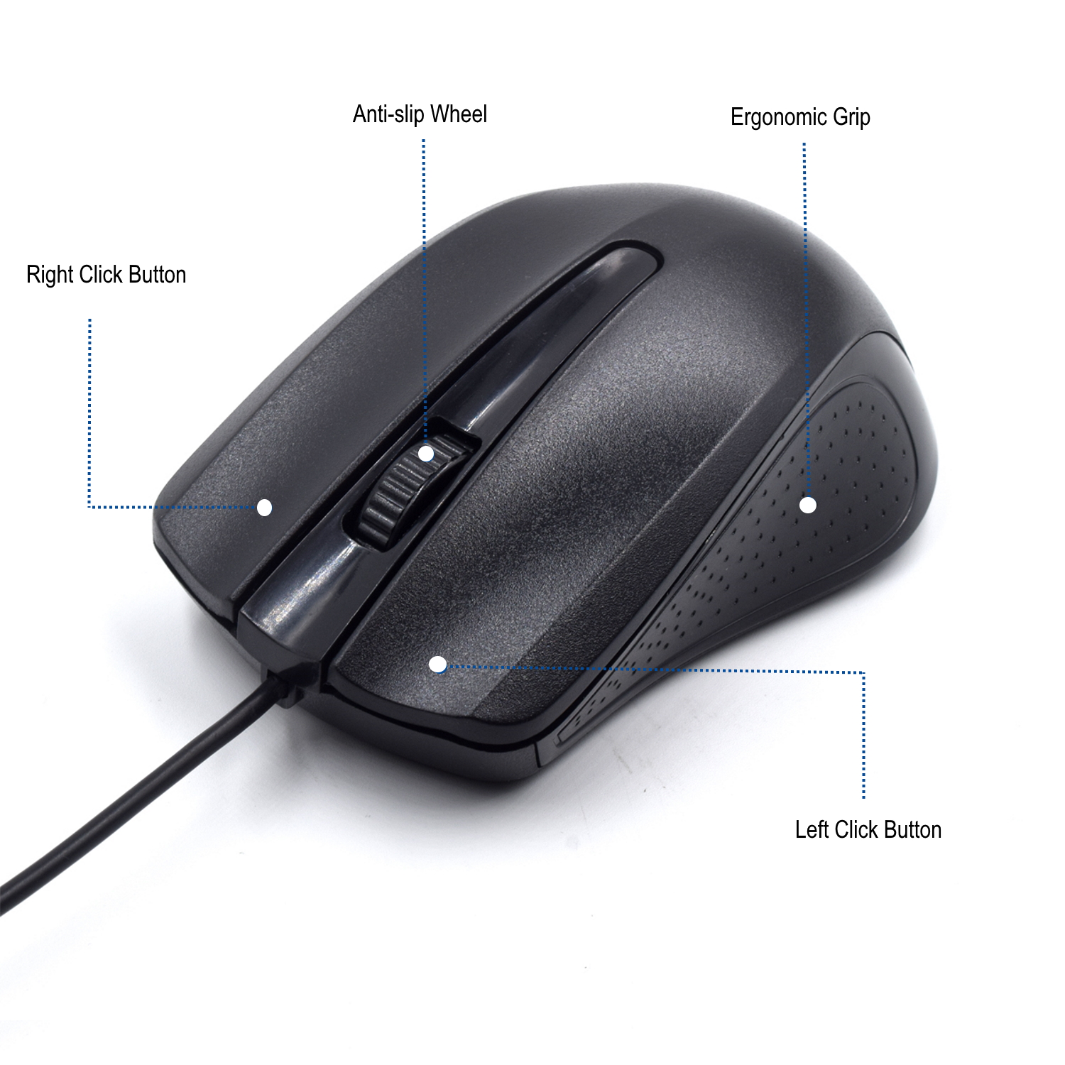 Mouse raton ewent ew3300 - usb - 1000 ppp - Imagen 2
