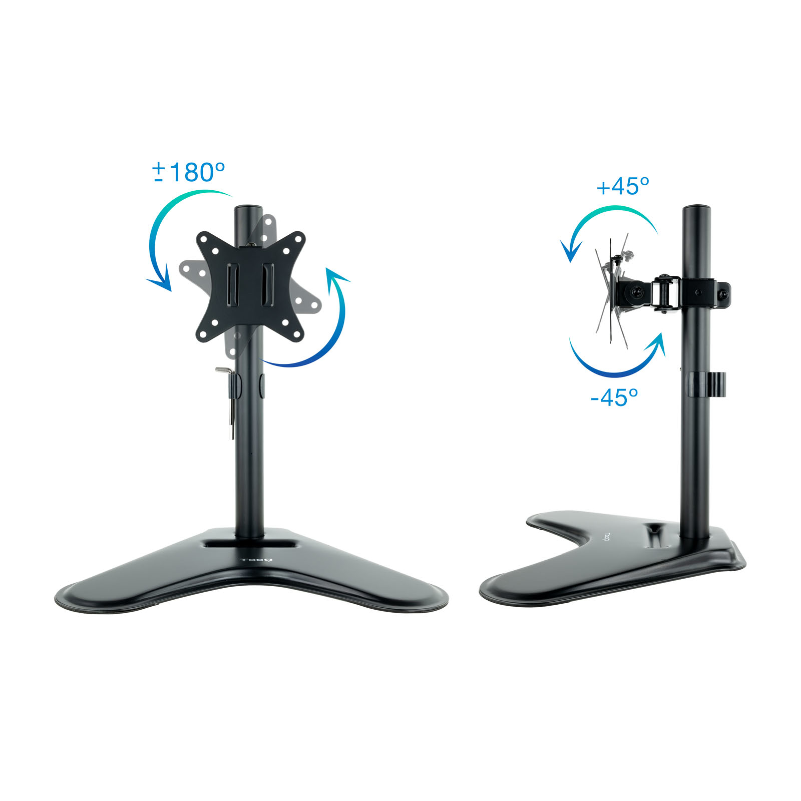 Soporte monitor de mesa tooq db1701tn - b para pantalla 17 pulgadas - 32 pulgadas carga maxima 9kg - Imagen 2
