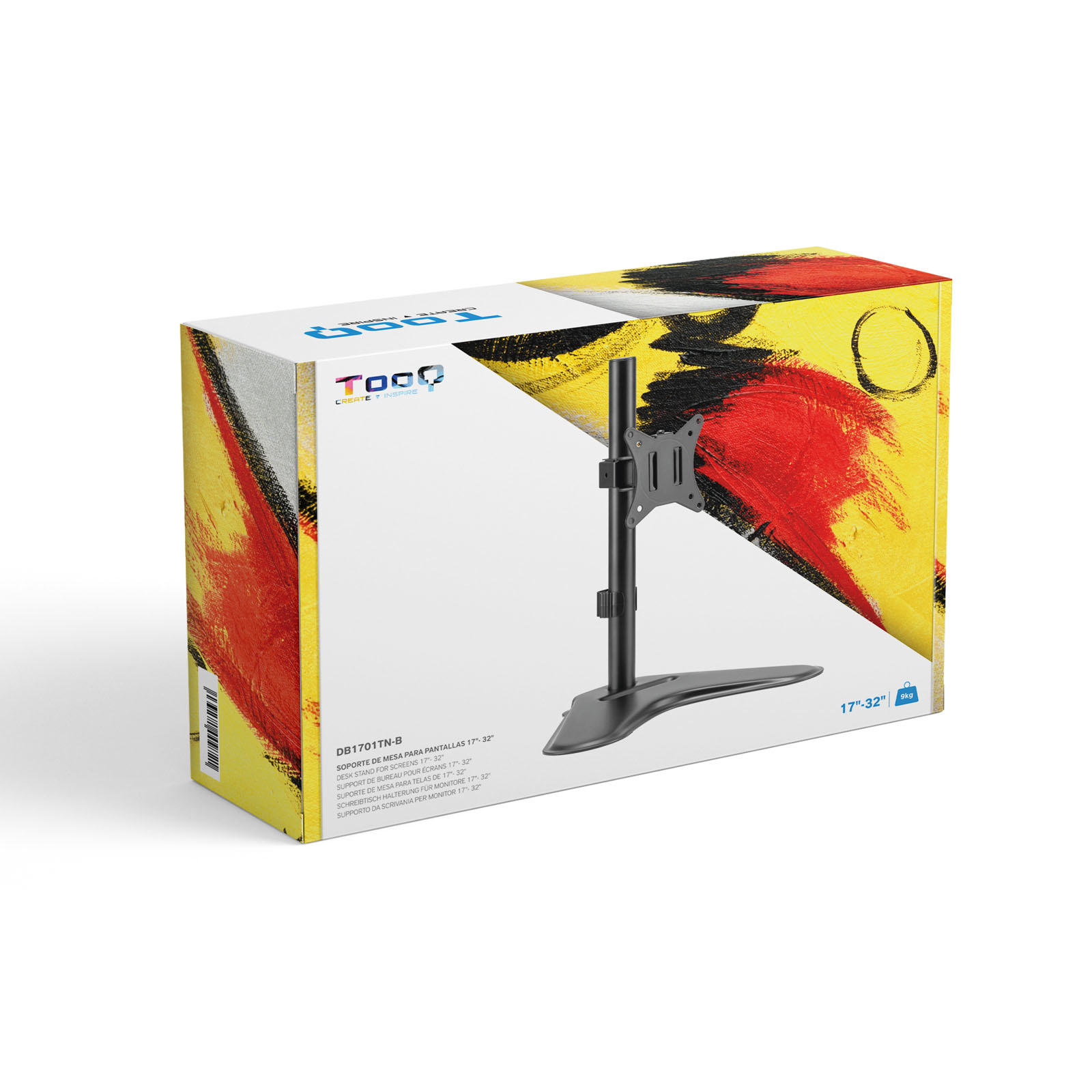 Soporte monitor de mesa tooq db1701tn - b para pantalla 17 pulgadas - 32 pulgadas carga maxima 9kg - Imagen 6