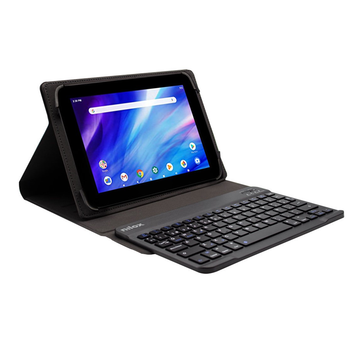 Funda con teclado nilox para tablet 10.5 pulgadas bluetooth negro - Imagen 2