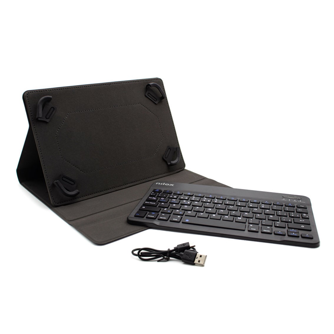 Funda con teclado nilox para tablet 10.5 pulgadas bluetooth negro - Imagen 4