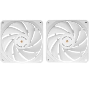 8435693106579 | P/N: MFNCLX2W | Cod. Artículo: DSP0000028855 Ventilador mars gaming mfnclx2w 2 x 120mm blanco