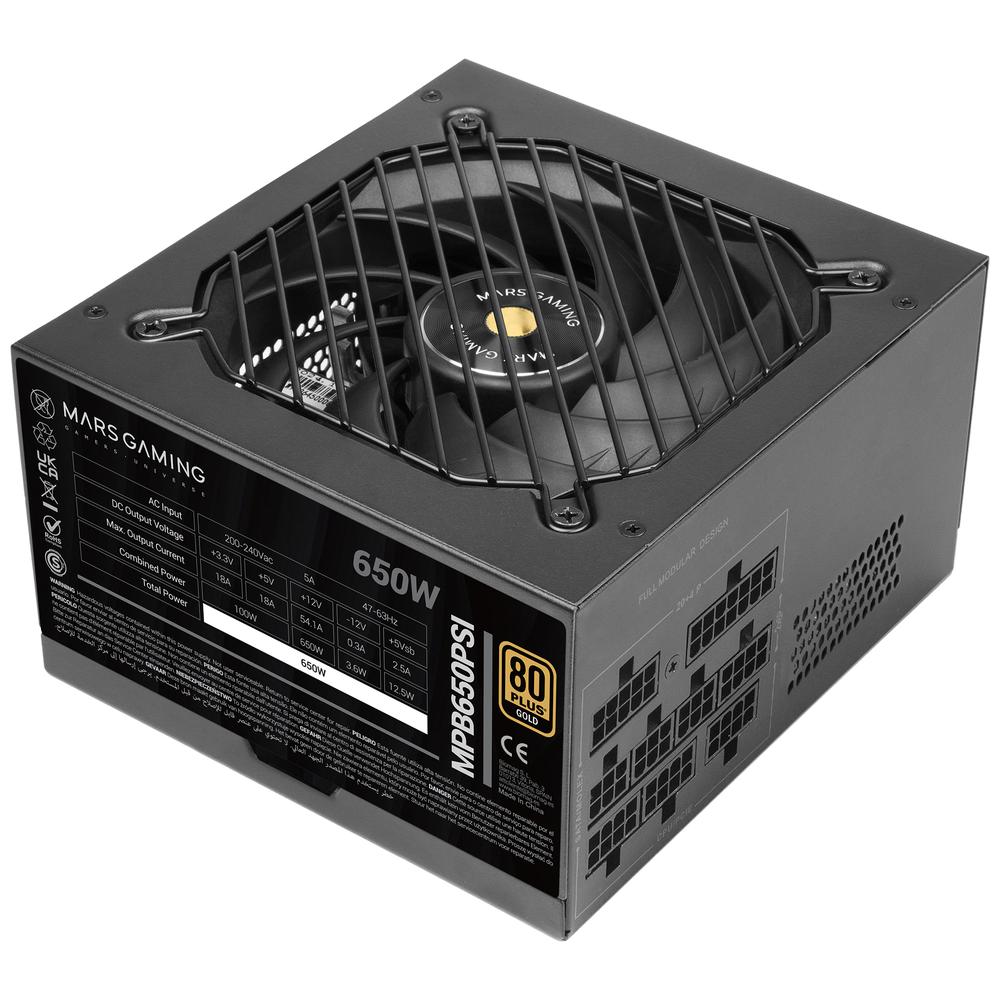 Fuente alimentacion mars gaming mpb650psi atx 650w negra - Imagen 3