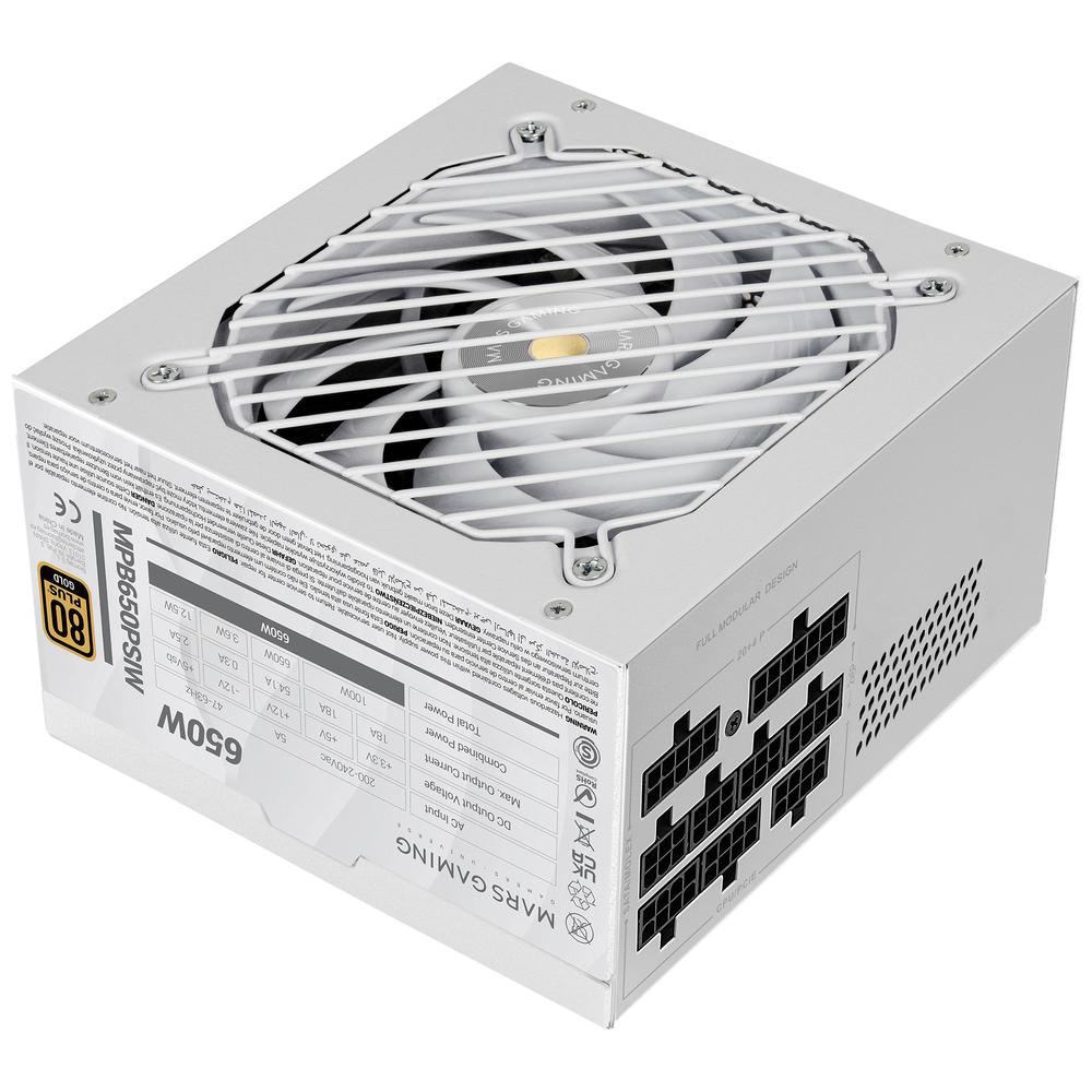 8435693115342 | P/N: MPB650PSIW | Cod. Artículo: DSP0000041005 Fuente alimentacion mars gaming mpb650psi atx 650w blanca
