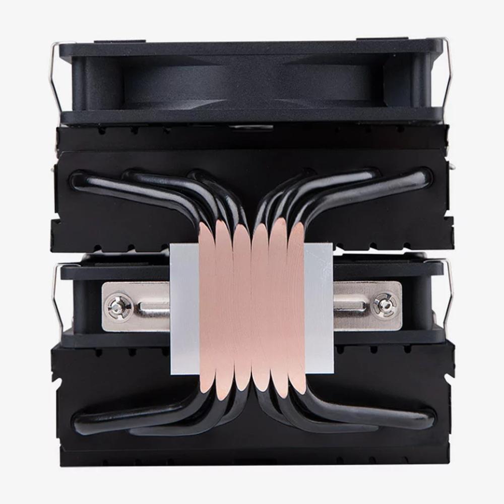 Ventilador disipador cpu hiditec c20 pro black 2 x 120mm - Imagen 4