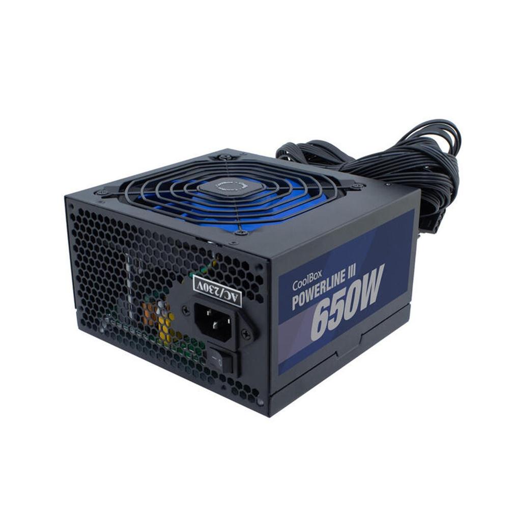 8436556143014 | P/N: COO-FAPW3-650 | Cod. Artículo: MGS0000024776 Fuente de alimentacion coolbox powerline iii gaming atx 650w
