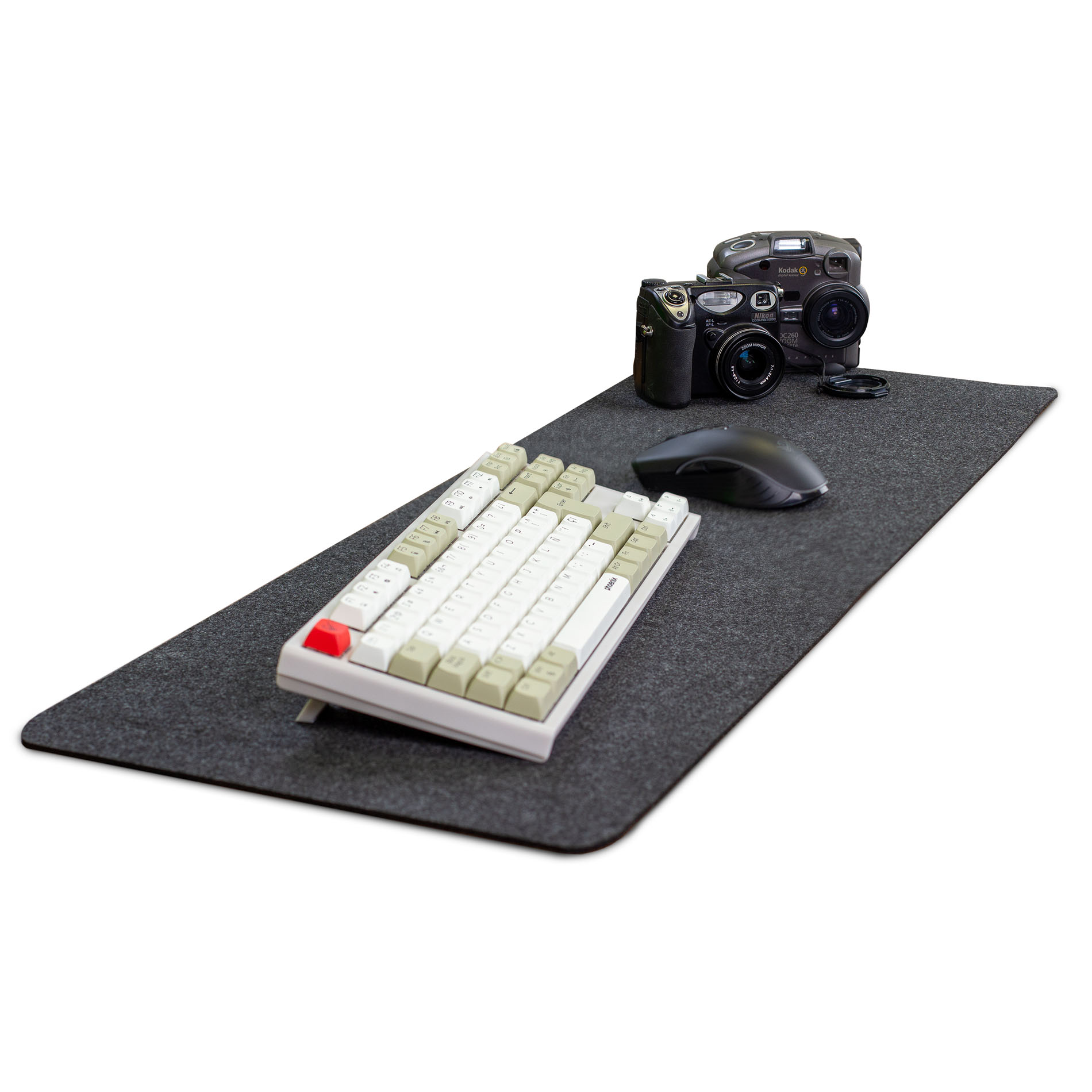 Phoenix sizigia alfombrilla premium de fieltro para escritorio gris oscuro xl - Imagen 7
