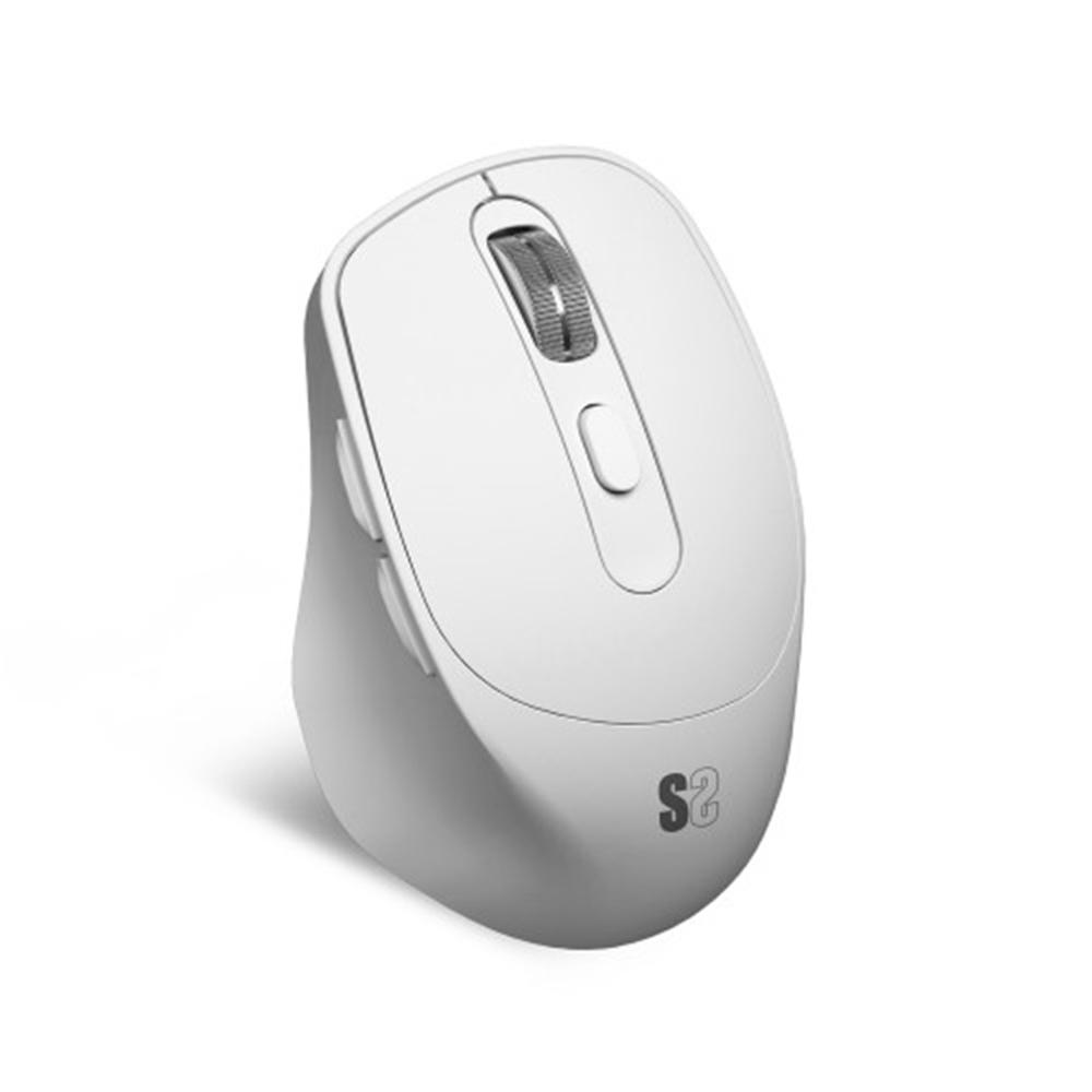8436586743024 | P/N: SUBMO-EDCON02 | Cod. Artículo: DSP0000025487 Raton inalambrico subblim curve ergo dual blanco
