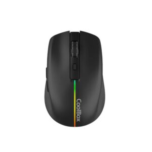 8436624420030 | P/N: COO-MOU-W01-B | Cod. Artículo: MGS0000027169 Mouse raton coolbox gaming  w01 negro 1600 dpi inalambrico recargable