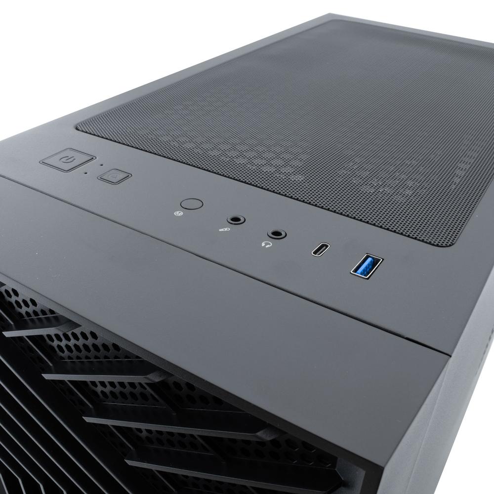 Caja ordenador gaming coolbox ga300 grid line atx argb cristal templado negro - Imagen 3