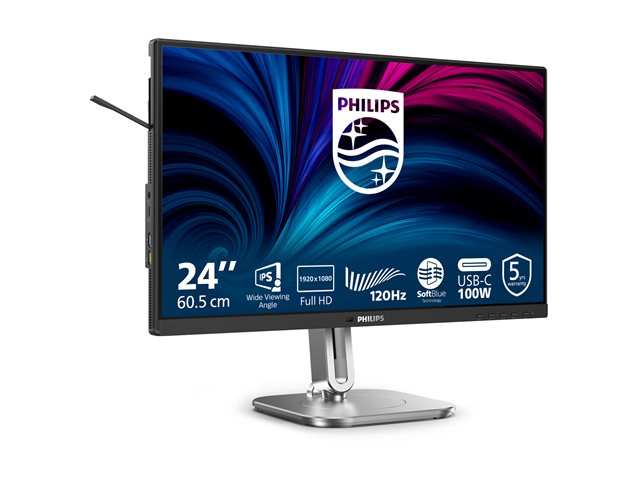 Monitor led 24 pulgadas philips 24b2u4301 - 00 ips - fhd - dp - hdmi - 120hz - 4ms - vesa 100x100 - Imagen 7