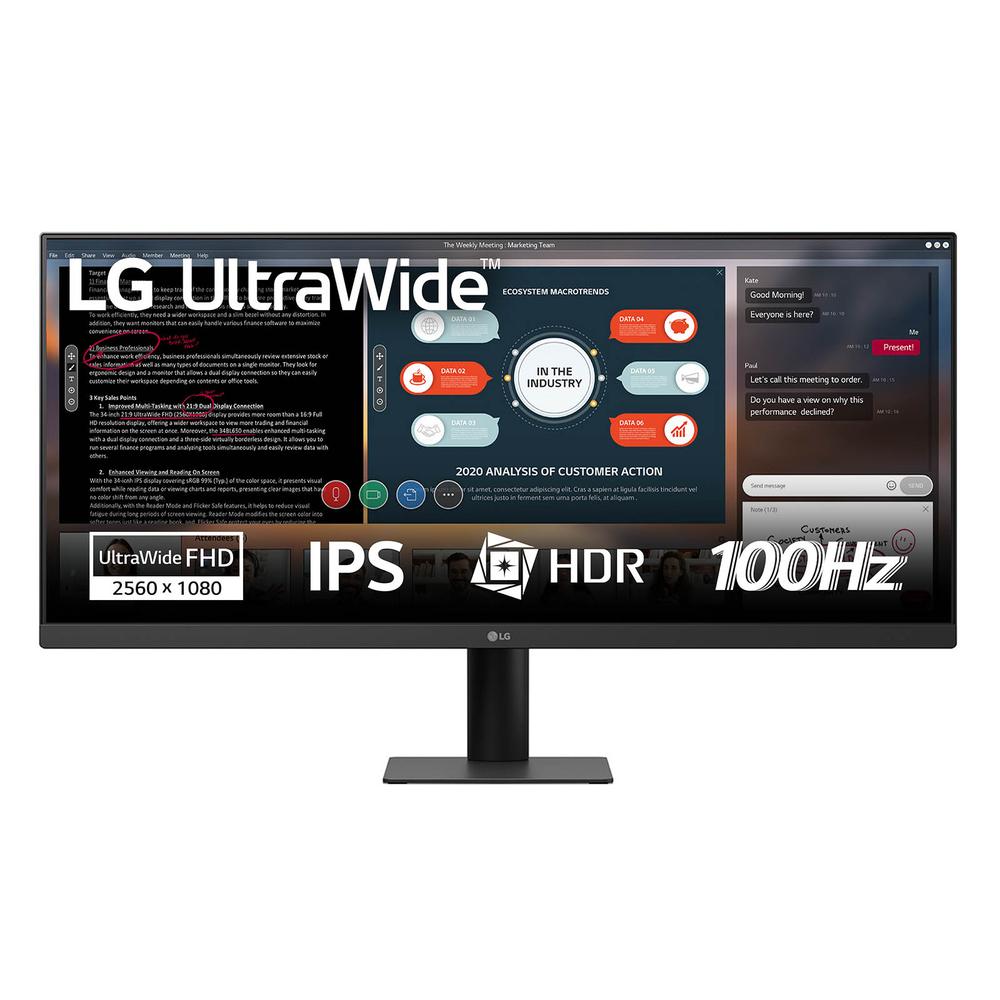 8806096534601 | P/N: 29U511A-B | Cod. Artículo: MGS0000029946 Monitor lg 29u511a - b 29 pulgadas uwfhd 100hz