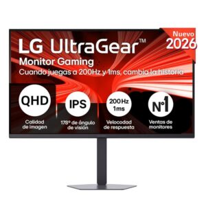 8806096740262 | P/N: 32G620B-B | Cod. Artículo: MGS0000034664 Monitor gaming lg 32g620b - b 31.5 pulgadas qhd 200hz