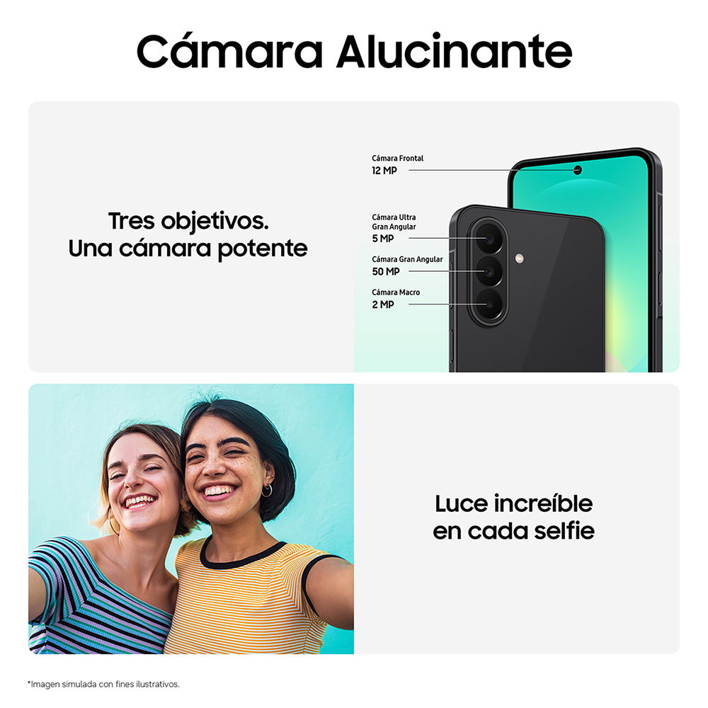 Movil samsung galaxy a27 5g 6 - 128gb negro - Imagen 5