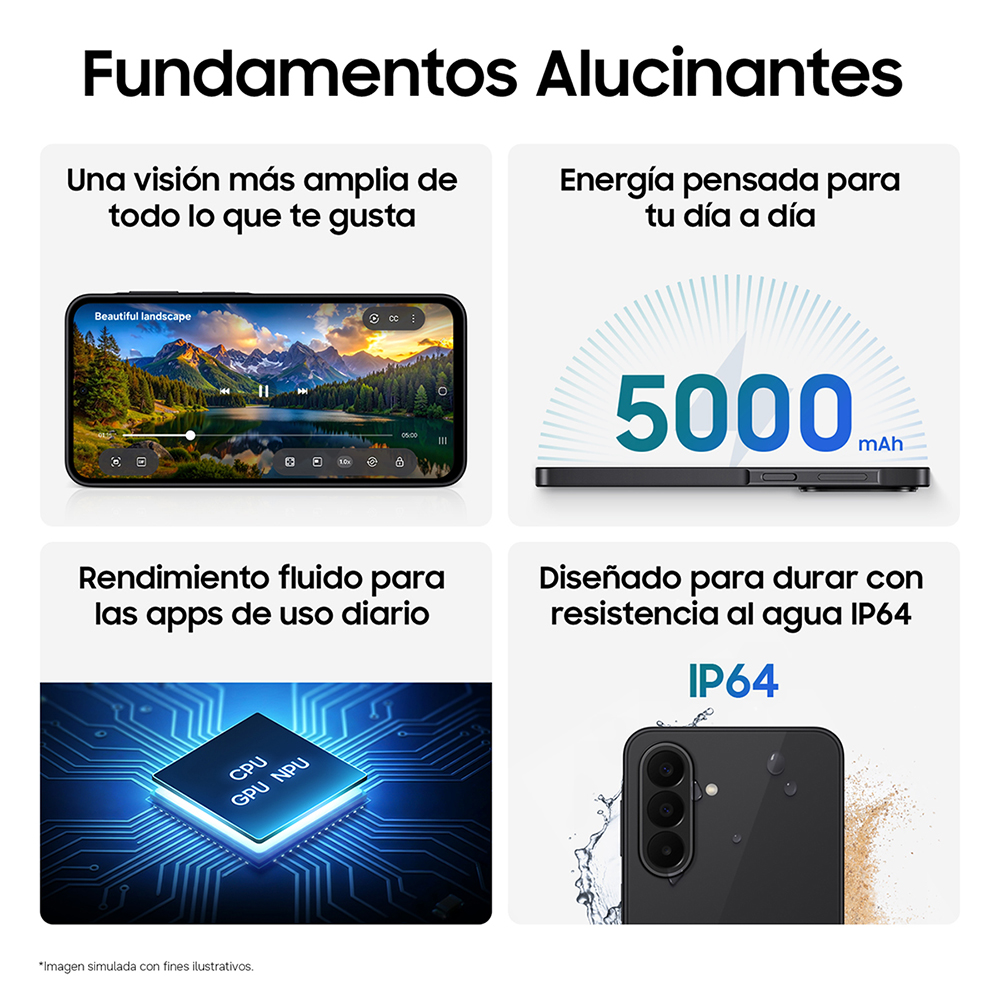Movil samsung galaxy a27 5g 6 - 128gb negro - Imagen 6