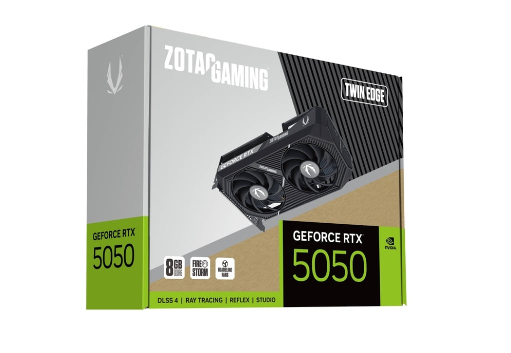 Tarjeta grafica zotac rtx 5050 twin edge 8gb gddr6 - 3x dp - 1x hdmi pci express 5.0 - Imagen 6