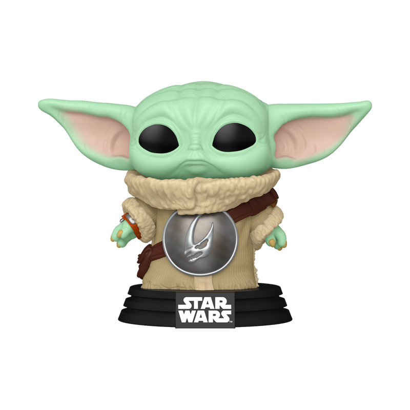 Funko pop star wars grogu with mudhorn chest armor - Imagen 2