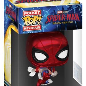 889698939904 | P/N: 93990 | Cod. Artículo: MGS0000033991 Funko pop keychain llavero: spider - man bnd - spider - man (metallic)