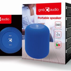 ALTAVOZ PORTATIL GEMBIRD 5W BLUETOOTH CON MICRO AZUL 8716309112024 SPK-BT-15-B