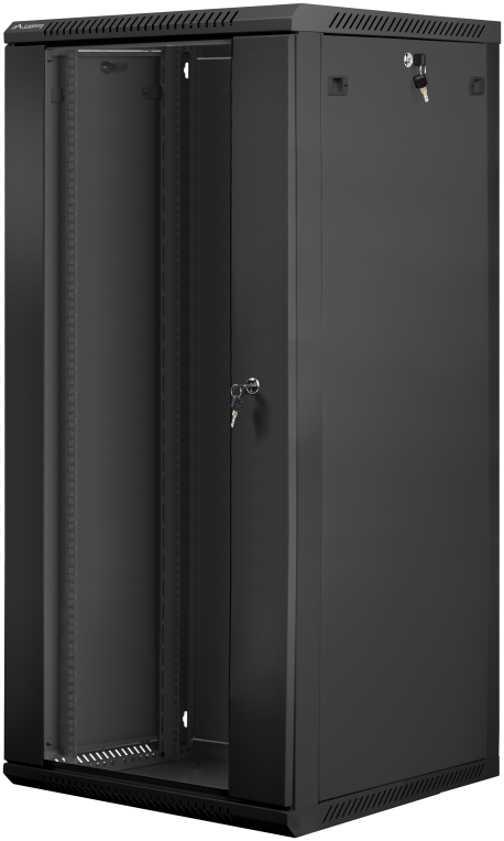ARMARIO LANBERG MURAL RACK 19" 27U/600X600 FLAT PACK V2 NEGRO 5901969403312 WF01-6627-10B