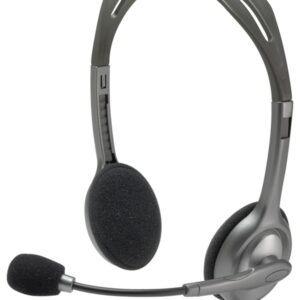 AURICULARES LOGITECH H110 NEGRO MICROFONO ALAMBRICO 5099206022423 981-000271