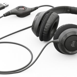 AURICULARES LOGITECH H390 NEGRO MICROFONO ALAMBRICO 5099206030015 981-000406