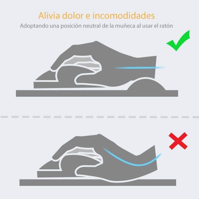 Alfombrilla Ergonómica Fellowes 9172801/ 20 x 196 x 230mm/ Azul - Imagen 4
