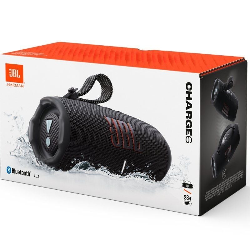 Altavoz con Bluetooth JBL Charge 6/ 45W/ 1.0/ Negro - Imagen 5