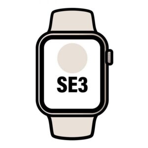 Apple Watch SE3/ GPS/ 40mm/ Caja de Aluminio Blanco Estrella/ Correa Deportiva Blanco Estrella M/L 195950386738 MEH54QL/A APL-WATCH MEH54QL/A