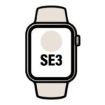 Apple Watch SE3/ GPS/ 40mm/ Caja de Aluminio Blanco Estrella/ Correa Deportiva Blanco Estrella S/M 195950386530 MEH34QL/A APL-WATCH MEH34QL/A