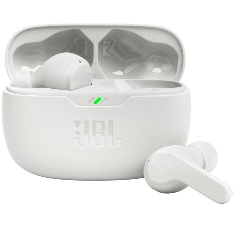 Auriculares Bluetooth JBL Wave Beam con estuche de carga/ Autonomía 8h/ Blanco 6925281947582 JBLWBEAMWHT JBL-AUR WAVE BEAM WH
