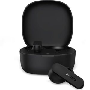 Auriculares Bluetooth Philips TAT2100BK con estuche de carga/ Autonomía 8h/ Negros 4895229177642 TAT2100BK PHIL-AUR TAT2100 BK