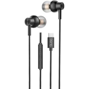 Auriculares Intrauditivos Qubo AU-300C/ con Micrófono/ USB Tipo-C/ Negros 6944762701628 AU-300C BK QUB-AUR AU-300C BK