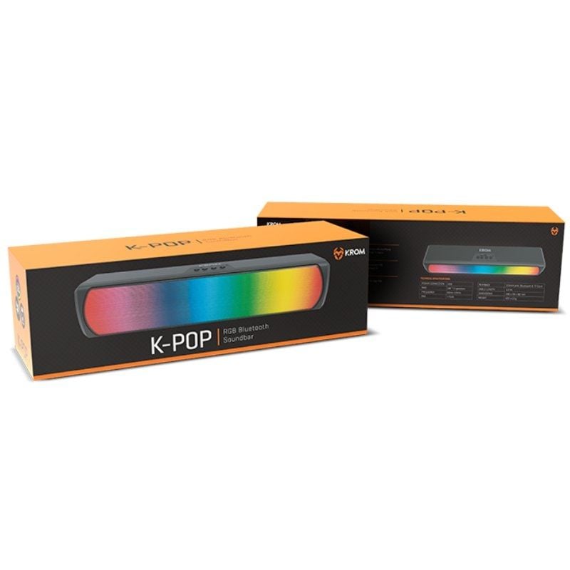 Barra de Sonido con Bluetooth Krom K-POP/ 6W/ 2.0 - Imagen 4