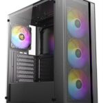 CAJA ANTEC AX65 ARGB ATX NEGRO 4XVENT 120MM 2XUSB SN FUENTE 0761345102063 0-761345-10206-3