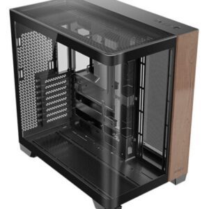 CAJA ANTEC C8 CURVE WOOD E-ATX NEGRO 2XVENT 160 MM 1X140MM 2XUSB SN FUENTE 0761345101585 0-761345-10158-5