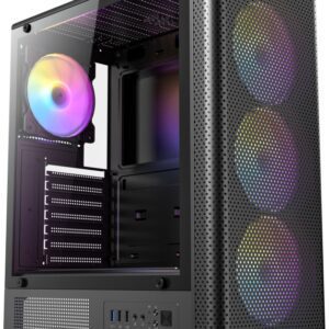 CAJA ANTEC VX-310 ATX 4 VENTILADORES ARGB NEGRA 0761345102322 0-761345-10232-2