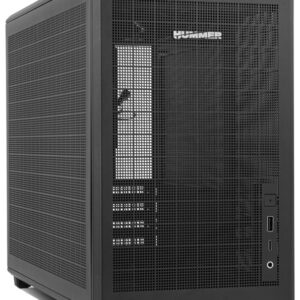 CAJA NOX MICRO ATX HUMMER REFRESH 2XUSB3.0 SIN FUENTE NEGRO 8436587976490 NXHUMMERREFRESHBK