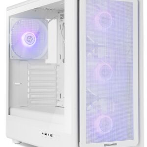 CAJA NOX SEMITORRE HYPERFLOW HUMMER AERO ARGB BLANCA USB 3.0 TYPE C x4 Vent. 140mm SOPORTE GRAFICA I 8436587975981 NXHUMMERAEROWH