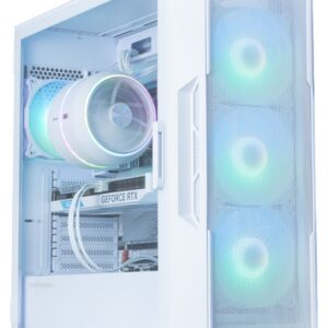 CAJA ZALMAN I3 NEO ARGB V2 ATX 4XVENT 120MM 2XUSB 3.0 BLANCO S/N FUENTE 8800263651177 i3 NEO ARGB V2 White