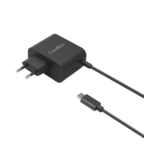 CARGADOR AUTOMATICO COOLBOX 65W USB-C GAN 8436624420016 P/N: COO-NB65-UC2 | Ref. Artículo: COO-NB65-UC2
