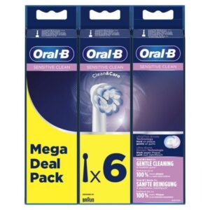 Cabezal de Recambio Braun para cepillo Braun Oral-B Sensitive Clean/ Pack 6 uds 8700216018845 EB60-6 6U BRA-PAE-CAB EB 60-6 6U