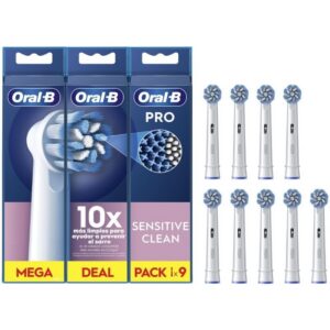 Cabezal de Recambio Braun para cepillo Braun Oral-B Sensitive Clean/ Pack 9 uds 8700216018807  ORAB-PAE-CAB PRO SC 9U