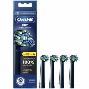Cabezal de Recambio para cepillo Oral-B Pro Cross Action/ Pack 4 uds 8006540886717  ORAB-PAE-CAB PRO CA 4U BK