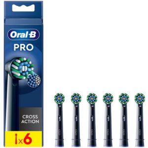 Cabezal de Recambio para cepillo Oral-B Pro Cross Action/ Pack 6 uds 8006540887165  ORAB-PAE-CAB PRO CA 6U BK