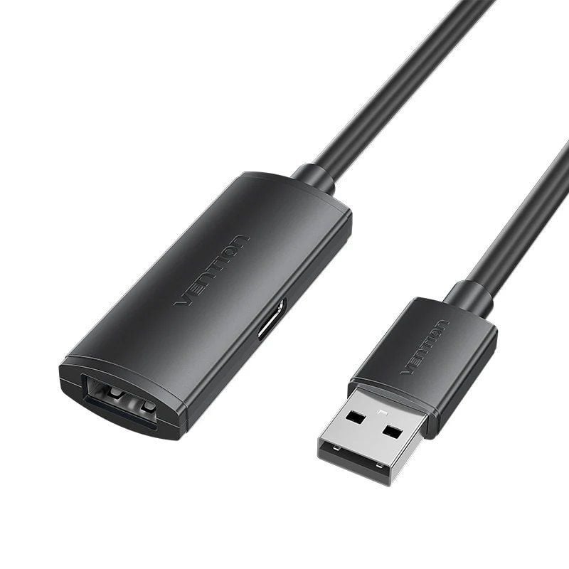 Cable Alargador USB 2.0 Vention CBKBL/ USB Macho - USB Hembra/ 480Mbps/ 10m/ Negro 6922794782556 CBKBL VEN-CAB CBKBL