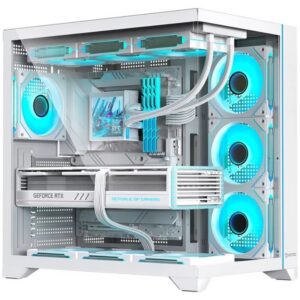 Caja Gaming Semitorre Hiditec H3 Pro// Blanca 8436545694190 CHA010060 HID-CAJA H3 PRO WH