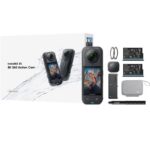 Cámara Digital Deportiva Insta360 X5 Essecial Kit/ 8K/ Ángulo de visión 360º/ Negra 6977644761496 INX5ESB2 IST-CAM X5 BK ES